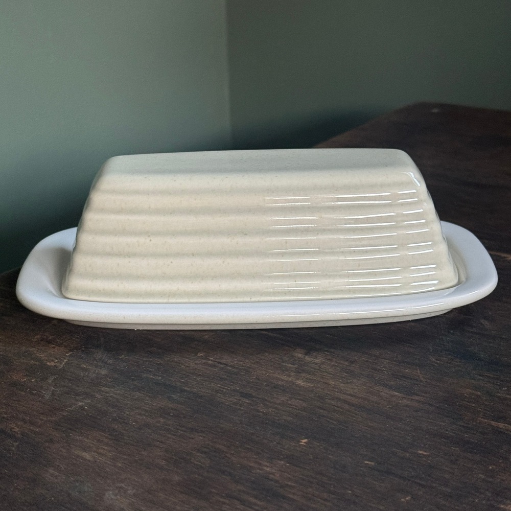 Pfaltzgraff Cappuccino Butter Dish with Lid Stoneware  USA